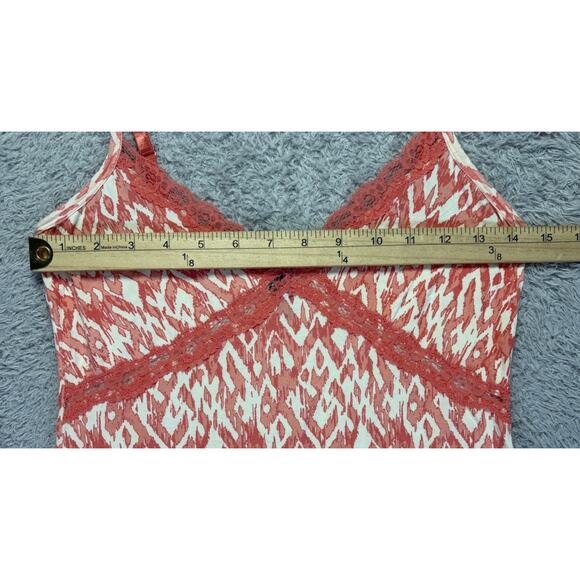 Tart Intimates Womens Babydoll Cami Top M Ivory‎ Orange Coquette Lace Y2K Style - Picture 6 of 8